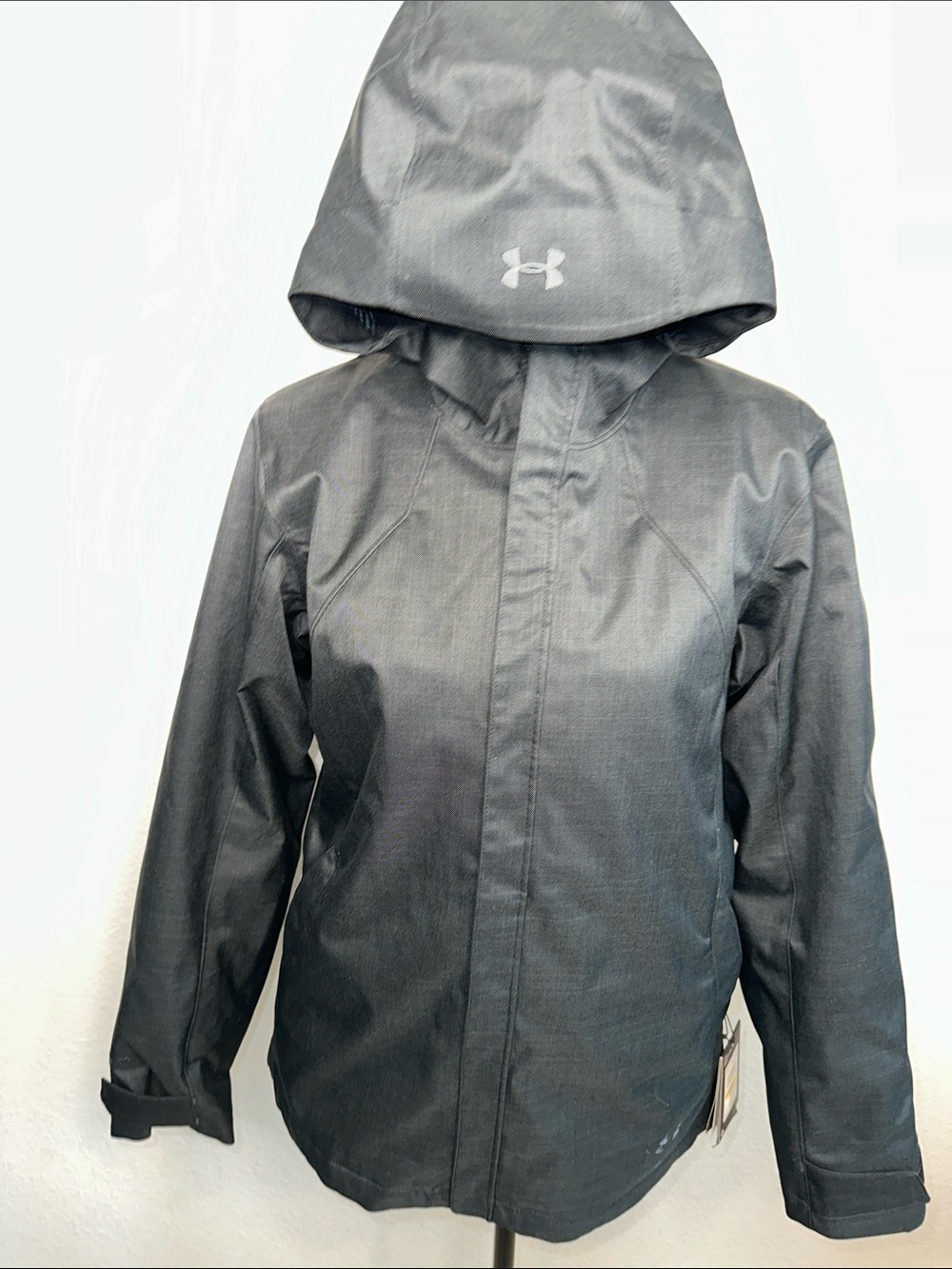 Under Armour Women's Black Hooded Ski Jacket